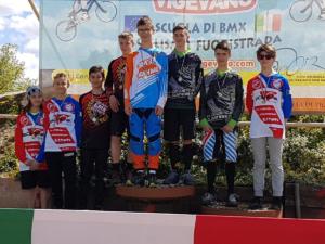 Podio BMX Esordienti
